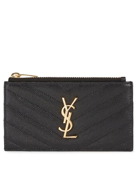 ysl card holdwr|ysl card holder with zipper.